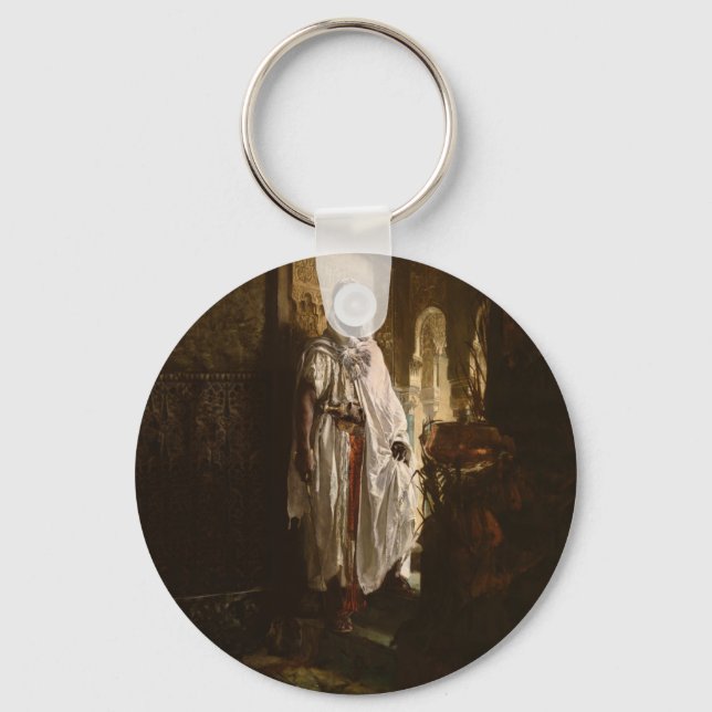 The Moorish Chief African Art Key Ring (Front)