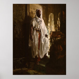 The Moorish Chief African Art Poster