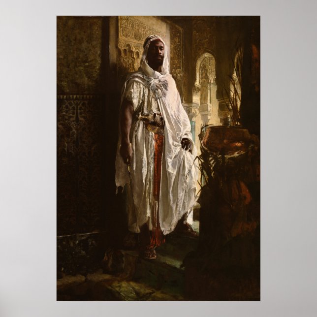 The Moorish Chief African Art Poster (Front)