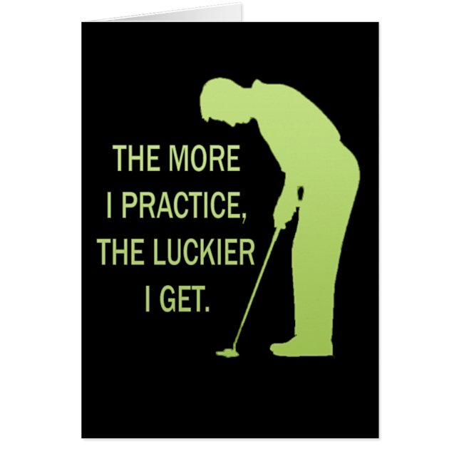 THE MORE I PRACTICE (Front)