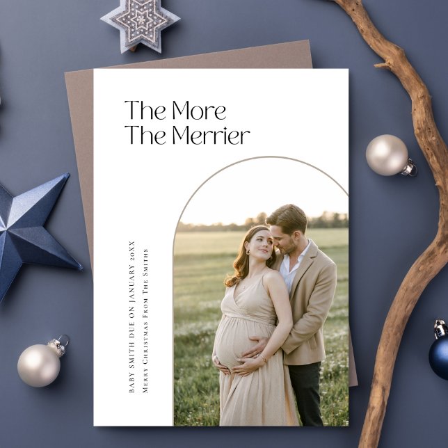 The More The Merrier Arch Christmas Pregnancy Announcement (Creator Uploaded)