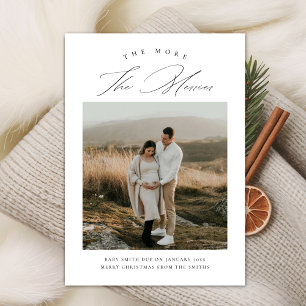 The More The Merrier Christmas Pregnancy Announcement