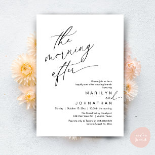 The Morning After, Happily Ever After Brunch Invitation