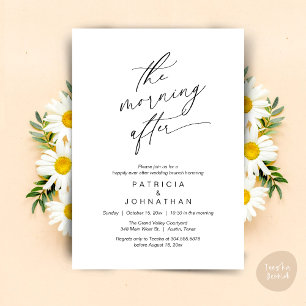 The Morning After, Happily Ever After Brunch Invitation
