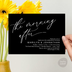 The Morning After, Happily Ever After Brunch Invitation