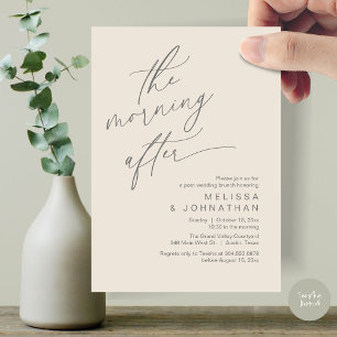 The Morning After, Happily Ever After Brunch Invitation