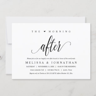 The Morning After, Happily Ever After Brunch Invitation