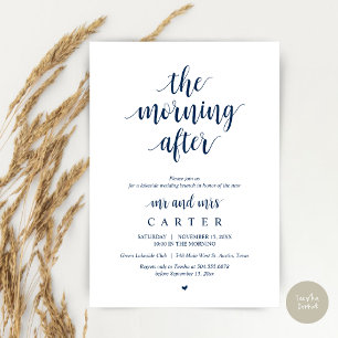 The Morning After, Post wedding Brunch Celebration Invitation