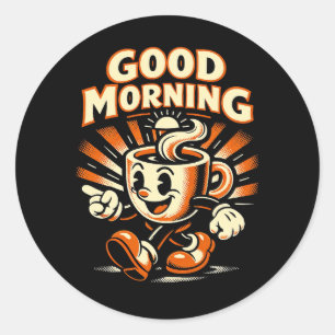 The Morning Brew Classic Round Sticker