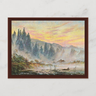 The Morning By Friedrich Caspar David Postcard