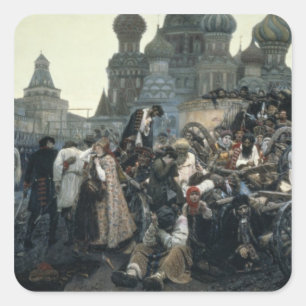 The Morning of the Execution of the Streltsy Square Sticker