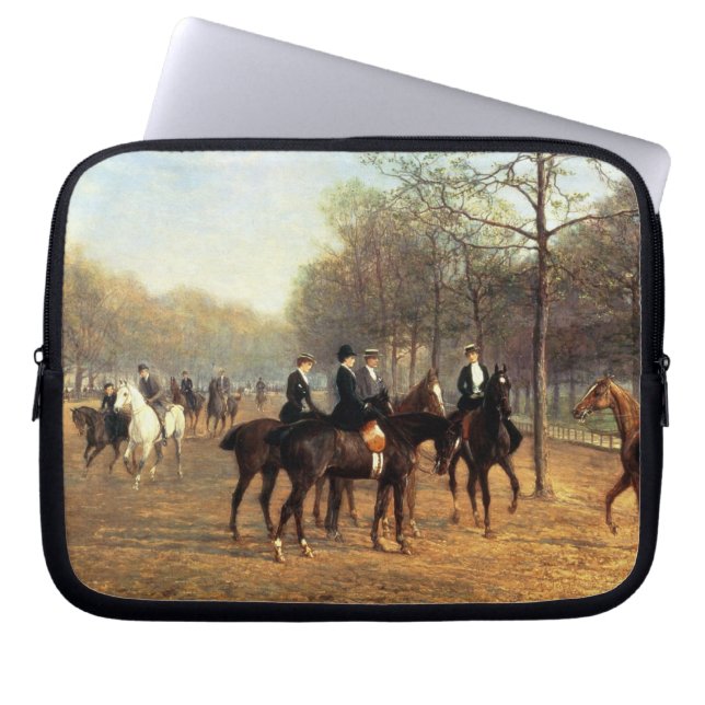 The Morning Ride, Rotten Row, Hyde Park, 1894 (oil Laptop Sleeve (Front)