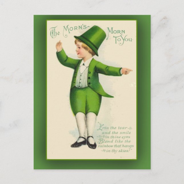 The Morn's Morn to You St. Patrick's Day Cards (Front)