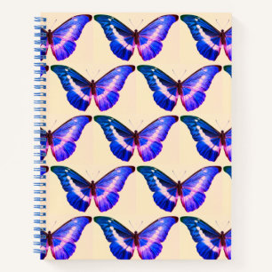 The Morpho Butterfly Hardcover Spiral Sketchbook N Notebook