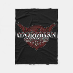 The Morrigan, Celtic Goddess Of War, Pagan, Witch, Fleece Blanket