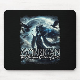 The Morrigan Celtic Irish Mythology Raven Crow War Mouse Pad