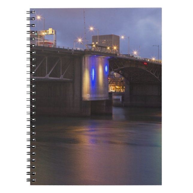The Morrison bridge over the Willamette river Spiral Notebook (Front)