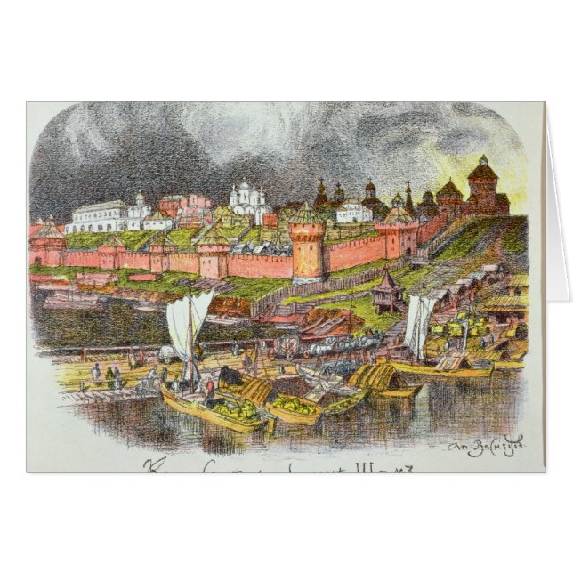 The Moscow Kremlin in the time of Tsar Ivan III (Front Horizontal)
