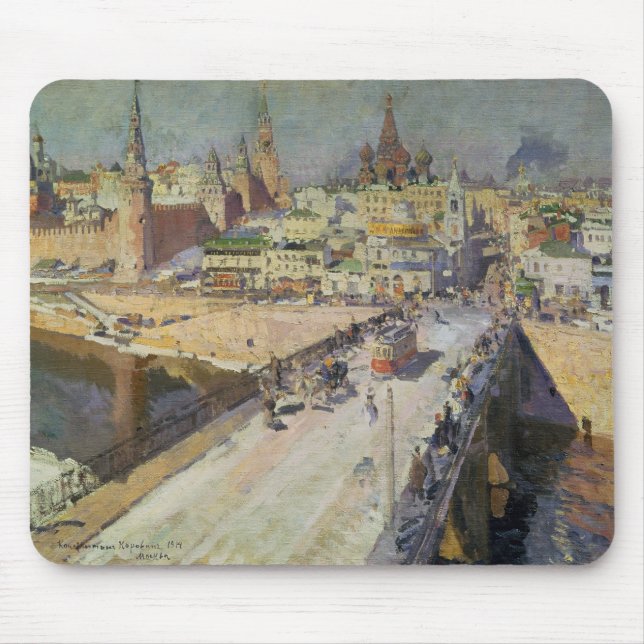 The Moskva River Bridge, 1914 Mouse Pad (Front)