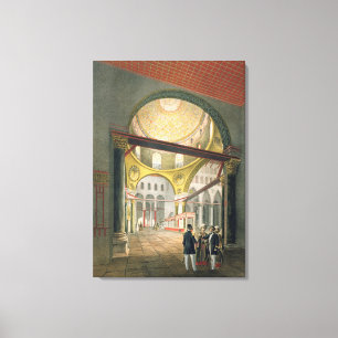 The Mosque El Aksa, from 'Souvenirs of Jerusalem', Canvas Print