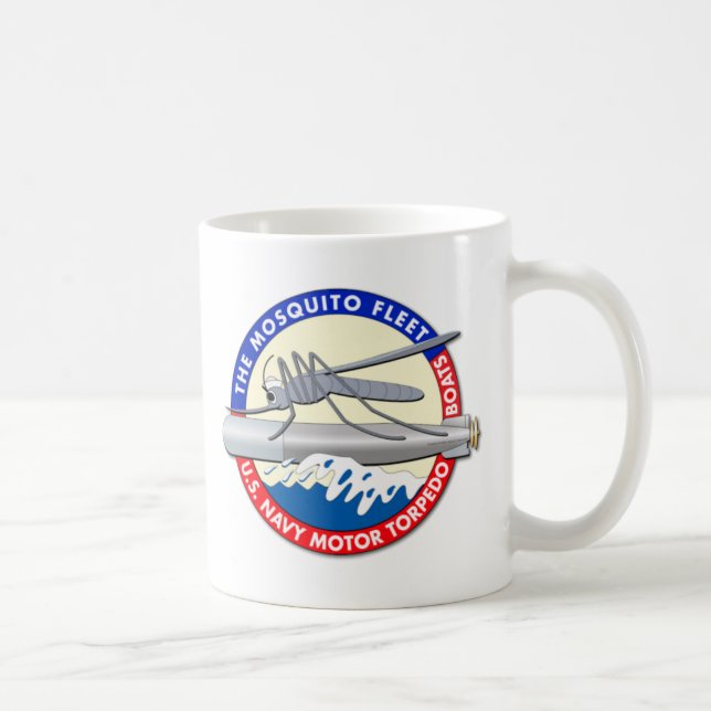 The Mosquito Fleet - Red, White & Blue Coffee Mug (Right)