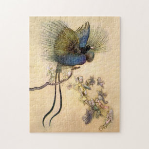 “The Most Beautiful Bird” by Warwick Goble Jigsaw Puzzle