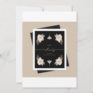The most beautiful moments of life invitation