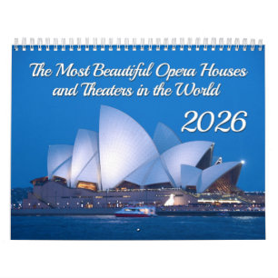 The Most Beautiful Opera Houses and Theatres 2026 Calendar