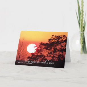 The most beautiful view, Valentine's Day Card