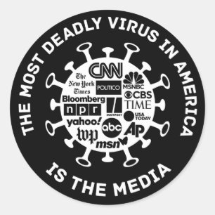 The Most Deadly Virus in America - Funny Stickers