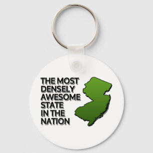 The Most Densely Awesome State in the Nation Key Ring