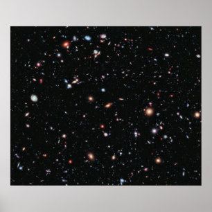The Most Distant Galaxies - A Decade Of Hubble Poster