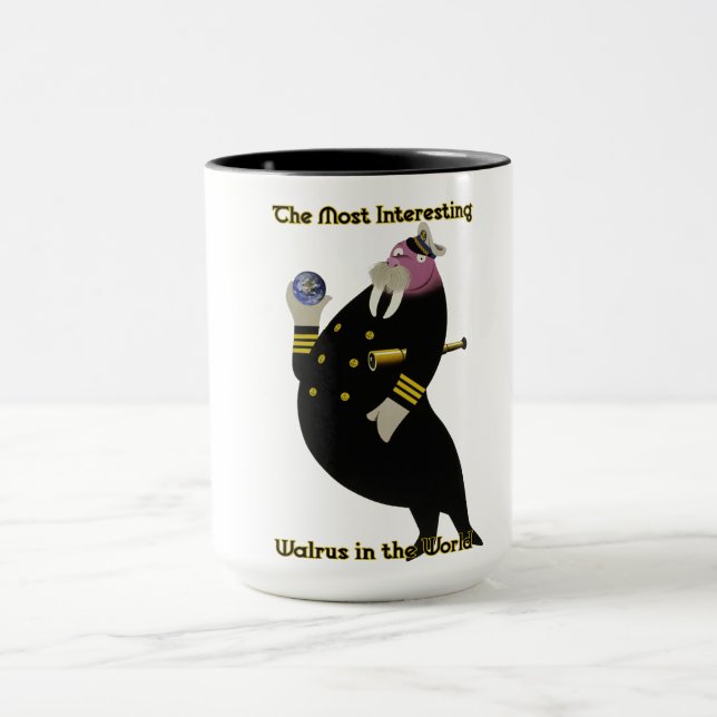 The Most Interesting Walrus in the World Mug (Center)