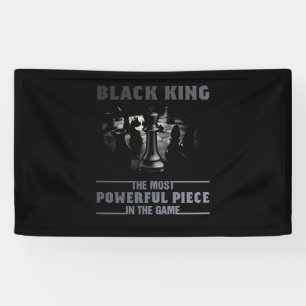 The Most Powerful Piece In The Game Black King Che Banner