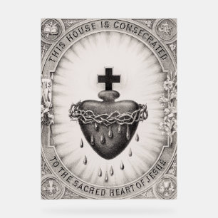The Most Sacred Heart of Jesus Christ Acrylic Sign