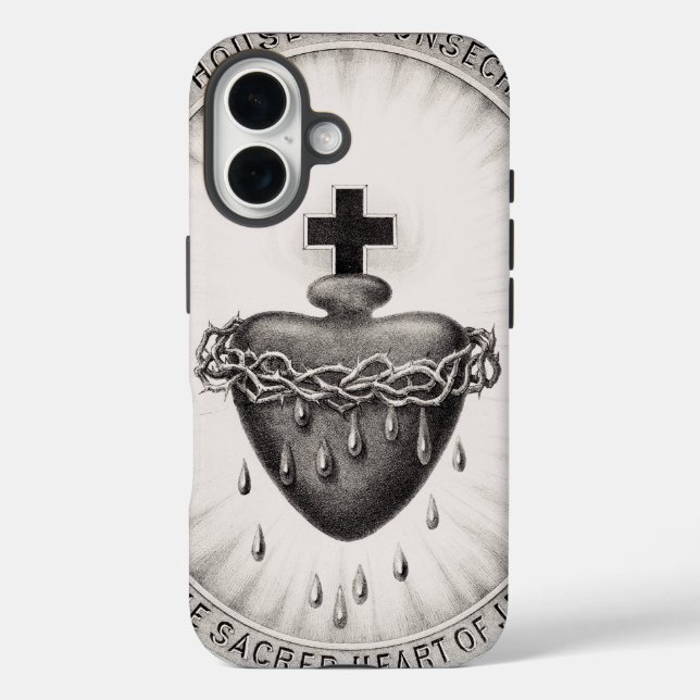 The Most Sacred Heart of Jesus Christ Case-Mate iPhone Case (Back)