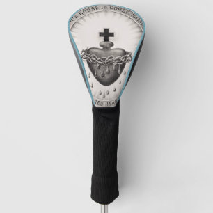 The Most Sacred Heart of Jesus Christ Golf Head Cover