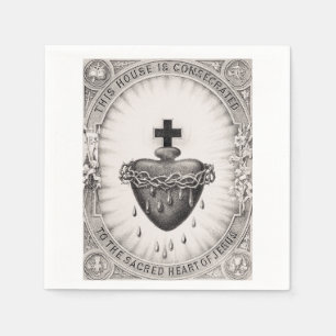 The Most Sacred Heart of Jesus Christ Napkin