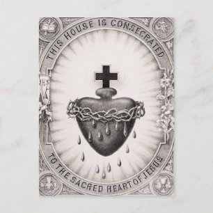 The Most Sacred Heart of Jesus Christ Postcard
