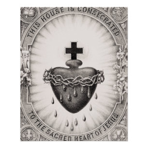 The Most Sacred Heart of Jesus Christ Poster