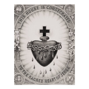 The Most Sacred Heart of Jesus Christ Poster
