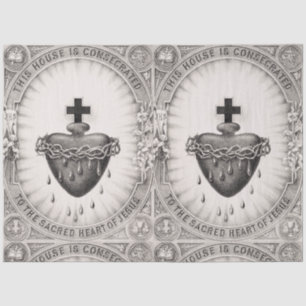 The Most Sacred Heart of Jesus Christ Tissue Paper
