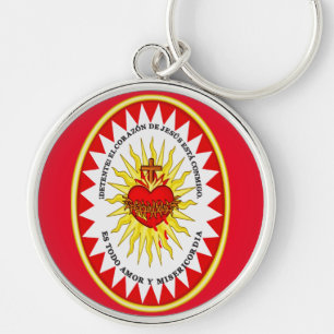 The Most Sacred Heart of Jesus Key Ring