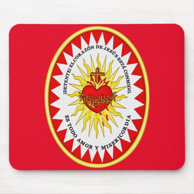 The Most Sacred Heart of Jesus Mouse Pad (Front)