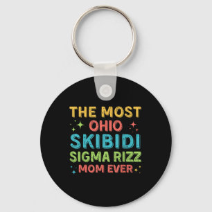 The Most Skibidi Sigma Rizz Mum Ever Boy Mum Mothe Key Ring