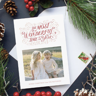 The Most Wonderful Hand Lettering Christmas Card