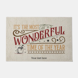 The most wonderful time doormat
