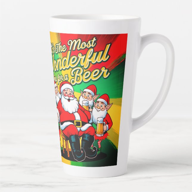 The most wonderful time for latte mug (Right)