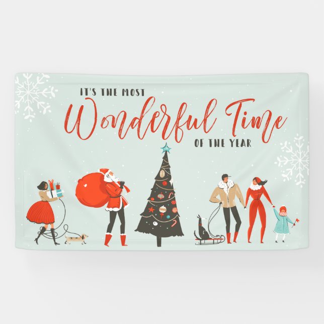The Most Wonderful Time of the Year | Christmas Banner (Horizontal)