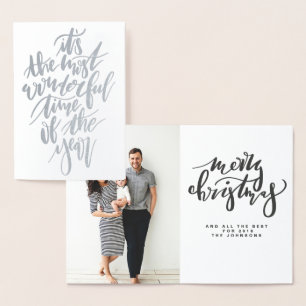 the most wonderful time of the year... foil card